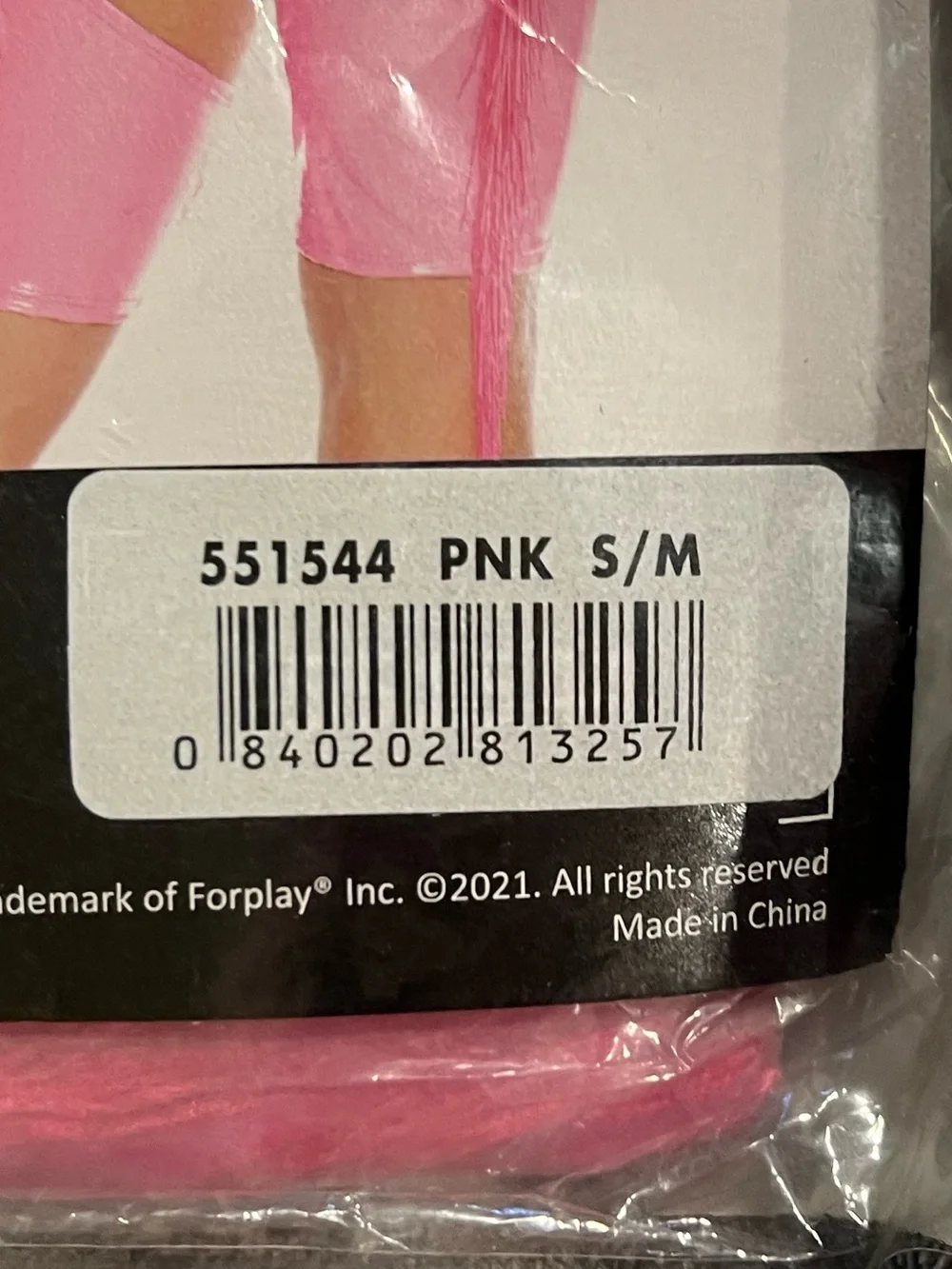 Forplay Pink Fringe Cowgirl Costume Set Bra, Panty With Chaps/wristcuffs/Bandana